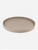 Leather Round Tray - Made in Italy