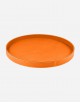 Leather Round Tray - Made in Italy