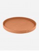 Leather Round Tray - Made in Italy