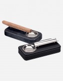 Leather Cigar Ashtray - Made in Italy - Giobagnara