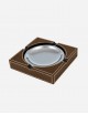 Leather Square Ashtray - Made in Italy