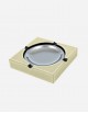 Leather Square Ashtray - Made in Italy