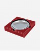 Leather Square Ashtray - Made in Italy