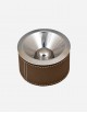 Leather Round Ashtray - Made in Italy