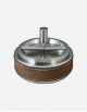 Leather Revolving Ashtray - Made in Italy