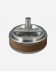 Leather Revolving Ashtray - Made in Italy