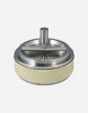 Leather Revolving Ashtray - Made in Italy