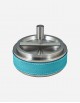 Leather Revolving Ashtray - Made in Italy