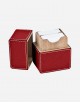 Leather Playing Card Box - Made in Italy