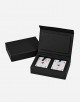 Leather Playing Card Rectangular Box - Made in Italy