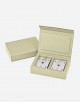 Leather Playing Card Rectangular Box - Made in Italy