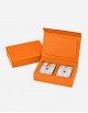 Leather Playing Card Rectangular Box - Made in Italy