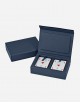 Leather Playing Card Rectangular Box - Made in Italy