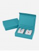 Leather Playing Card Rectangular Box - Made in Italy