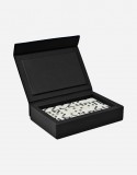 Leather Dominoes Set Case - Made in Italy - Giobagnara