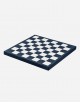 Leather Triple Game Box: Chess - Domino - Draughts - Made in Italy