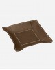 Leather Valet Tray Square Bendable - Made in Italy