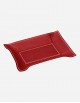 Leather Valet Tray Rectangular Bendable - Made in Italy