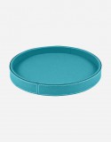 Leather Round Valet Tray - Made in Italy - Giobagnara