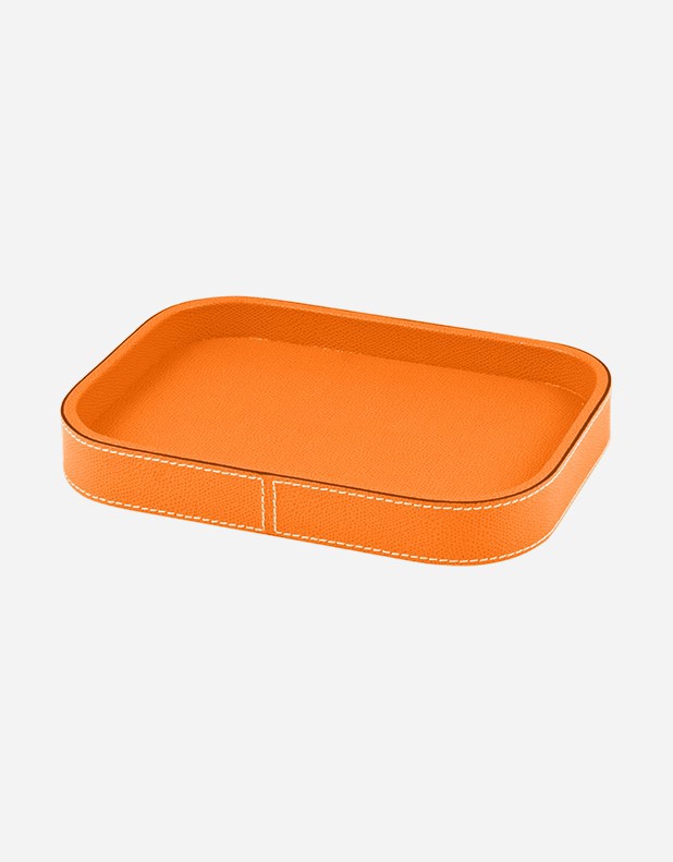 Svuotatasche in Pelle Arancio TL142159