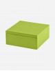 Leather Square Box - Made in Italy