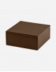 Leather Square Box - Made in Italy
