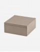 Leather Square Box - Made in Italy