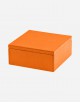Leather Square Box - Made in Italy
