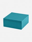 Leather Square Box - Made in Italy - Giobagnara