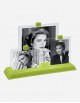Leather Trio Picture Frame - Made in Italy