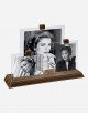 Leather Trio Picture Frame - Made in Italy