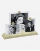Leather Trio Picture Frame - Made in Italy