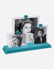 Leather Trio Picture Frame - Made in Italy