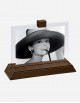 Leather Picture Frame with Base - Made in Italy