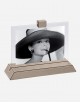 Leather Picture Frame with Base - Made in Italy