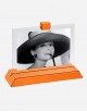 Leather Picture Frame with Base - Made in Italy