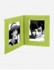 Leather Book Picture Frame - Made in Italy