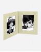 Leather Book Picture Frame - Made in Italy