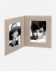 Leather Book Picture Frame - Made in Italy