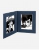 Leather Book Picture Frame - Made in Italy