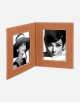 Leather Book Picture Frame - Made in Italy