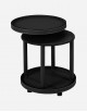 Leather Round Trolley - Made in Italy