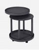 Leather Round Trolley - Made in Italy