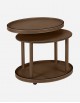 Leather Oval Trolley - Made in Italy