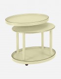 Leather Oval Cart - Made in Italy - Giobagnara