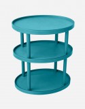 Carrello Ovale in Pelle 3 Livelli Prodotto in Italia Giobagnara