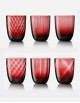 Idra - Set Six Different Patterns - Murano Glass