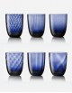 Idra - Set Six Different Patterns - Murano Glass