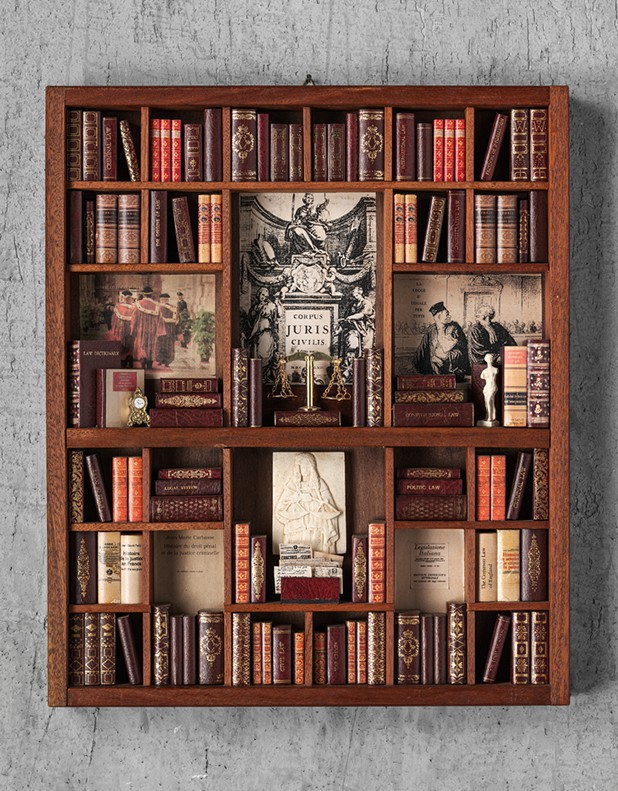 Law Theme - Miniature Library