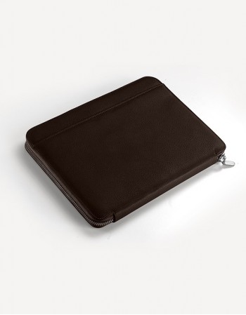 Leather Documents holder with Zip – Large - Giulio Secco